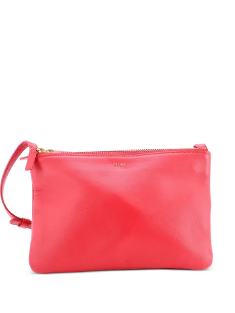 Celine Pre-Owned Trio Leather Small crossbody bag Red ZKYHMT521ITTI06B
