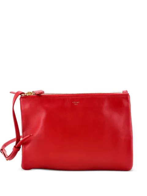 Celine Pre-Owned Trio Leather Small crossbody bag Red GIWQP58GP9HR39SG