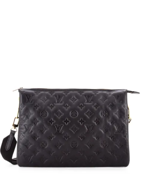 Louis Vuitton Pre-Owned Coussin Bag Monogram Embossed Lambskin MM crossbody bag Black P6F7Q5GV81Q6Z4XL