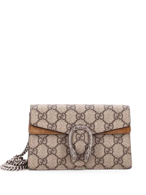Gucci Pre-Owned Dionysus Bag GG Coated Canvas Super Mini crossbody bag Brown N0835X04CPVVRIHM