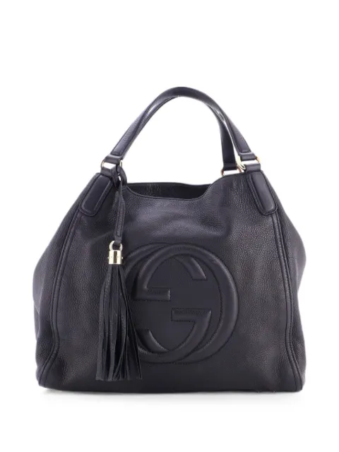 Gucci Pre-Owned Soho Leather Medium shoulder bag Black EHI7UJV9IL4BIWSW