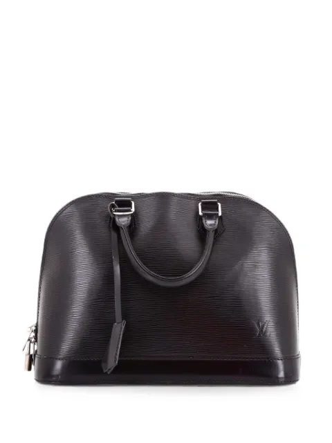 Louis Vuitton Pre-Owned Alma Handbag Epi Leather PM satchel Black 4JZAZ1NIM3P5GNW0