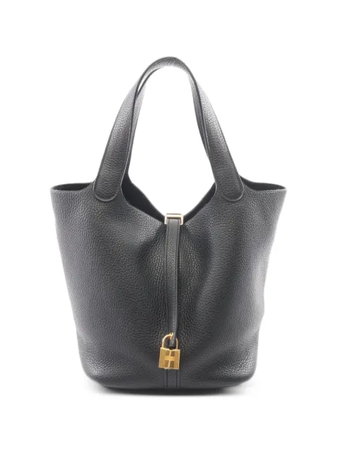 Hermès Pre-Owned 2020 Picotin Lock MM handbag Black 1089576Y