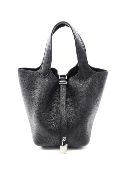 Hermès Pre-Owned 2020 PM Picotin Lock handbag Black 1088426Y