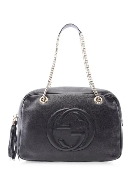 Gucci Pre-Owned 2010s Soho Interlocking G shoulder bag Black 1087492