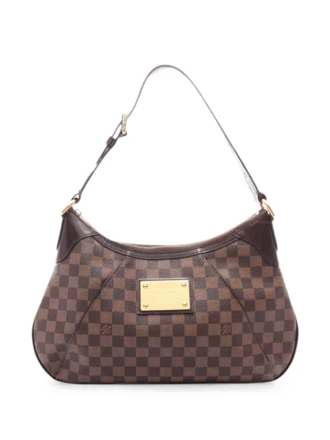 Louis Vuitton Pre-Owned 2012 GM Thames Damier Ebène shoulder bag Brown 1088707MI0172