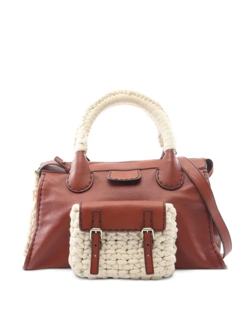 Chloé Pre-Owned 2010s Edith 2-way leather handbag Brown 1088611