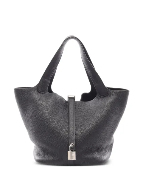 Hermès Pre-Owned 2021 MM Picotin Lock shoulder bag Black 1088410Z