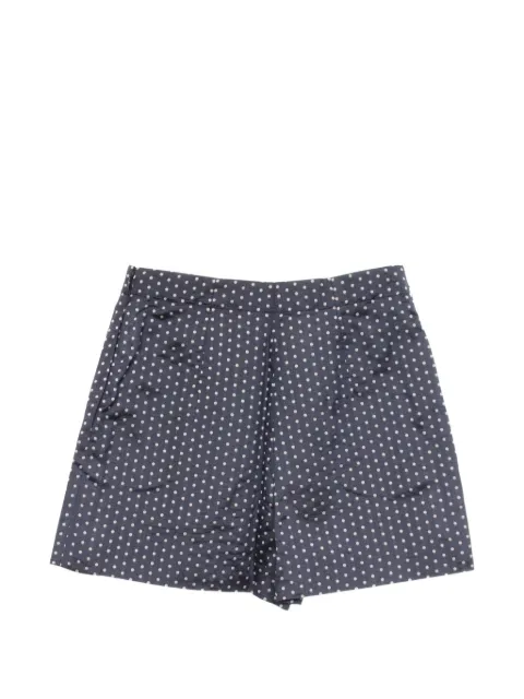 Christian Dior Pre-Owned 2010s polka-dot shorts Blue 1084398