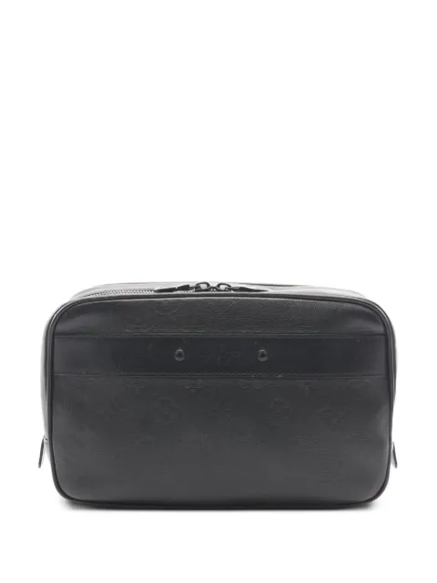 Louis Vuitton Pre-Owned 2000s Monogram Shadow clutch bag Black 1089575