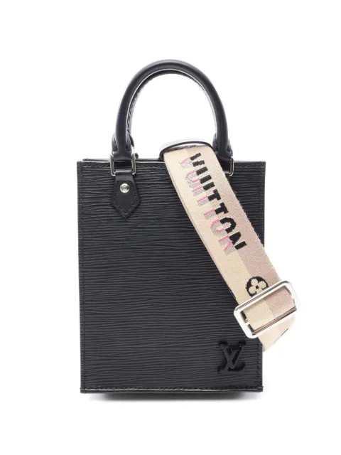 Louis Vuitton Pre-Owned 2000s Petite Sac Plat Epi two-way mini bag Black 1088690