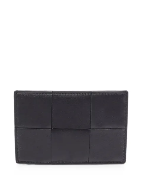 Bottega Veneta Pre-Owned 2020s Cassette card case Black 1089462