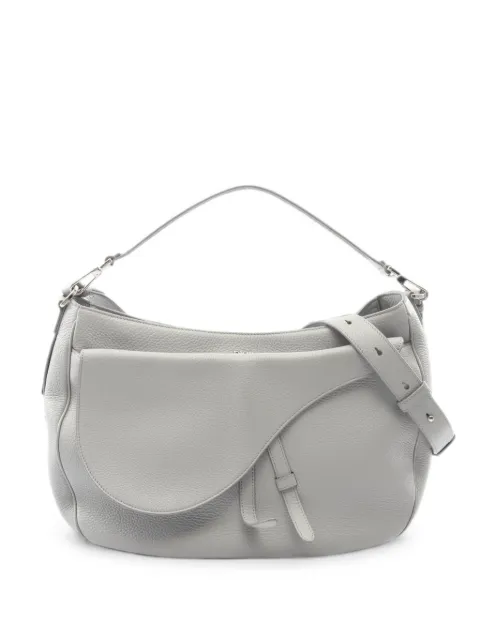 Christian Dior Pre-Owned 2000s Saddle shoulder bag Grey 1088612