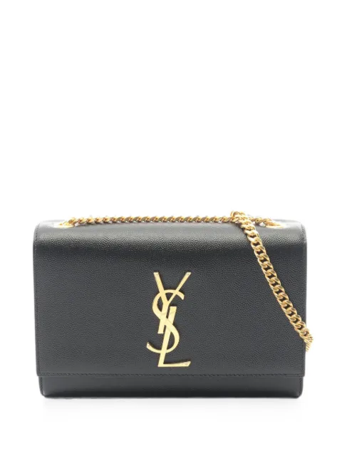 Saint Laurent Pre-Owned 2020s small Kate chain shoulder bag Black 1089639