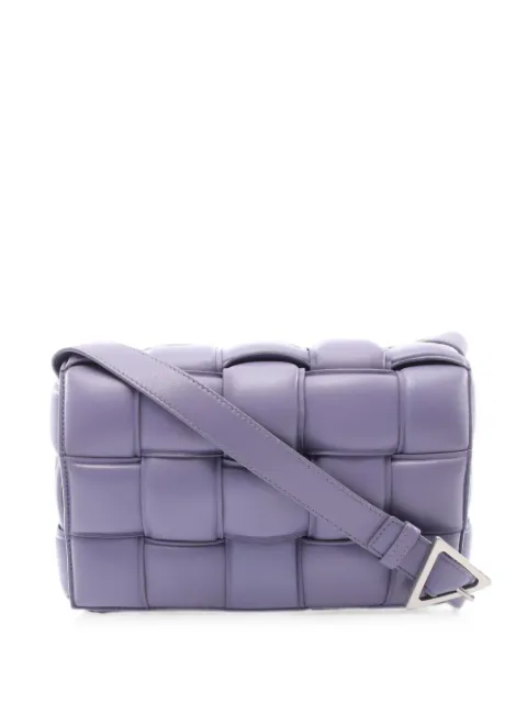 Bottega Veneta Pre-Owned 2010s Padded Cassette Intrecciato shoulder bag Purple 1087514