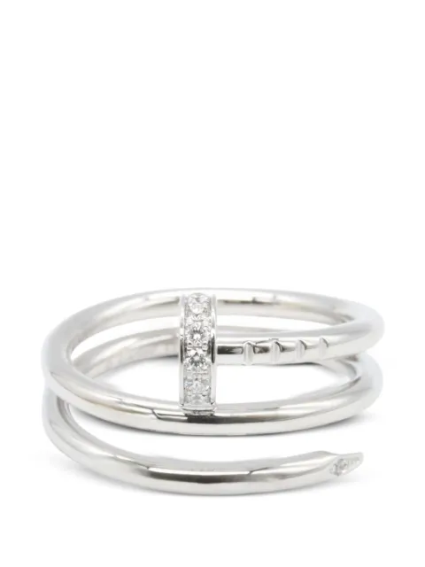 Cartier 2010s Juste Un Clou diamond ring Silver 1086863DRX821
