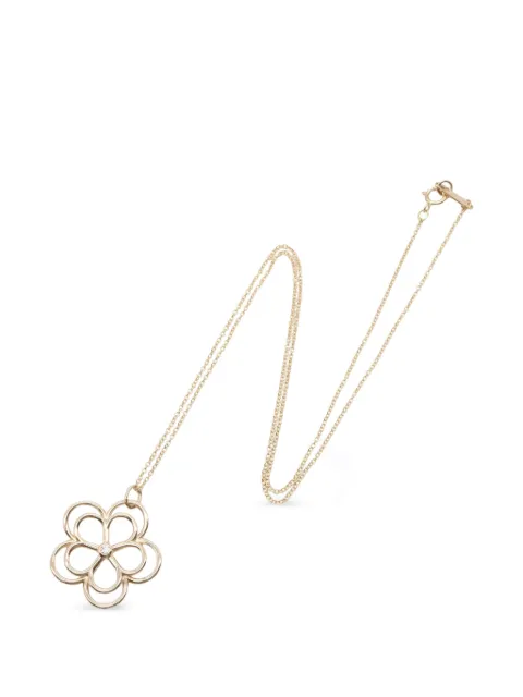 Tiffany & Co Eyewear 2010s Open Flower diamond necklace Gold 1088994