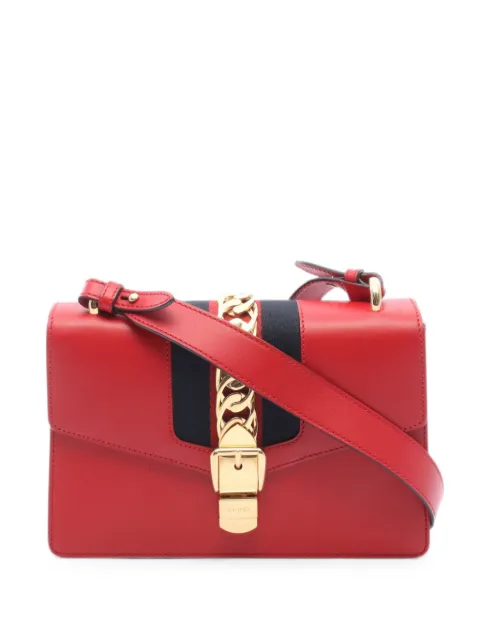 Gucci Pre-Owned 2010s small Sylvie Web shoulder bag Red 1088729