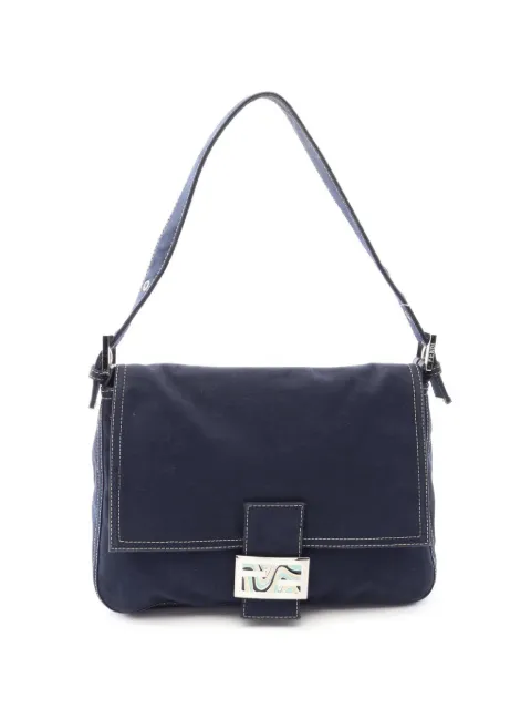 Fendi Pre-Owned 2000s Mamma Baguette shoulder bag Blue 1087544