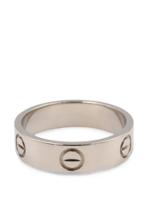 Cartier 2010s Love ring Silver 1086536N04915
