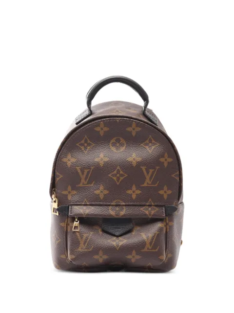 Louis Vuitton Pre-Owned 2018 mini Palm Springs Monogram backpack Brown 1087631CA4188
