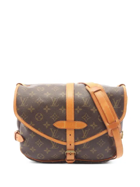 Louis Vuitton Pre-Owned 1992 Saumur 30 Monogram shoulder bag Brown 1087624AR1912