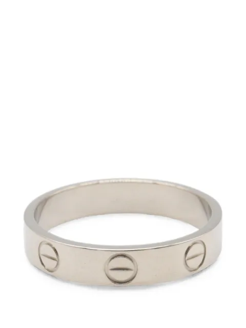 Cartier 2010s mini Love ring Silver 1088966RG0791