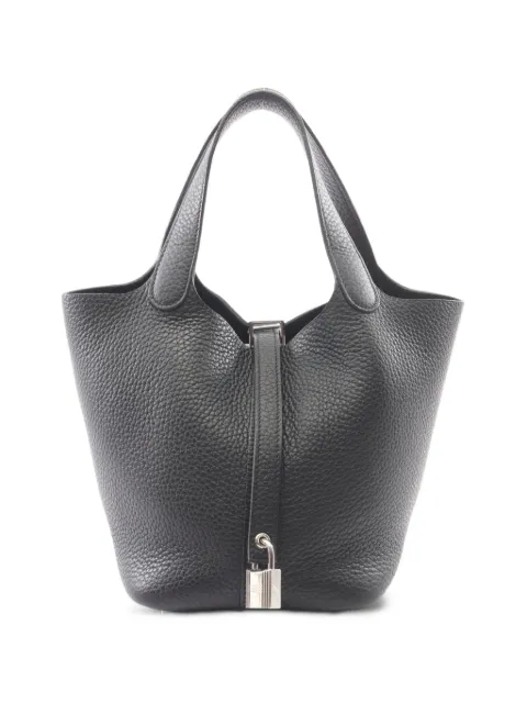 Hermès Pre-Owned 2025 PM Picotin Lock tote bag Black 1088572K