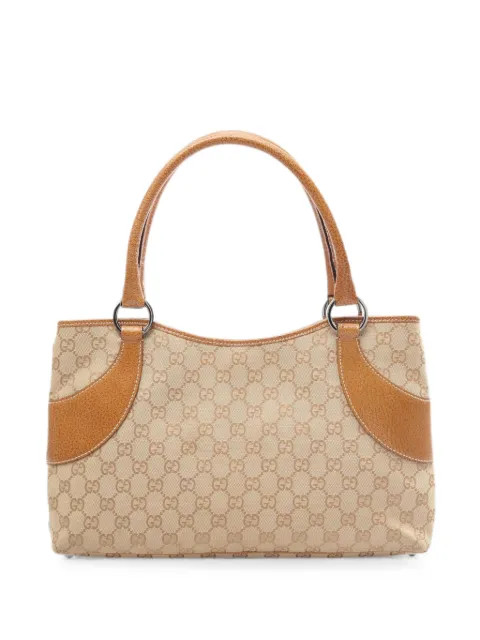 Gucci Pre-Owned 2000s GG canvas tote bag Neutrals 1087706