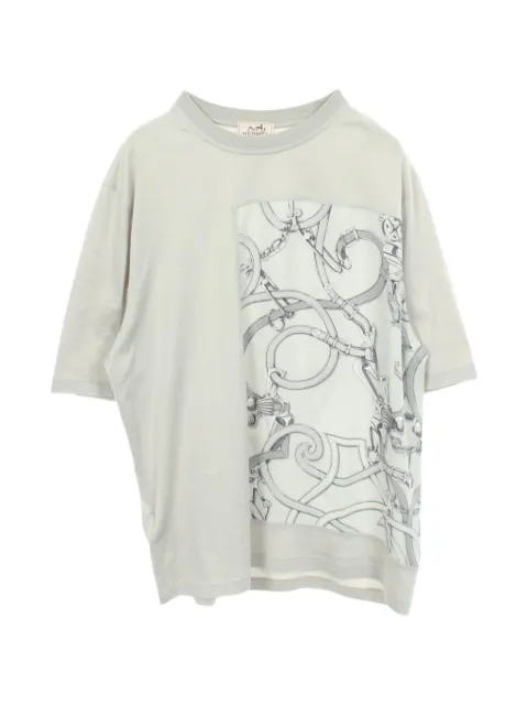 Hermès Pre-Owned 2010s L'Instruction du Roy T-shirt Grey 1088177