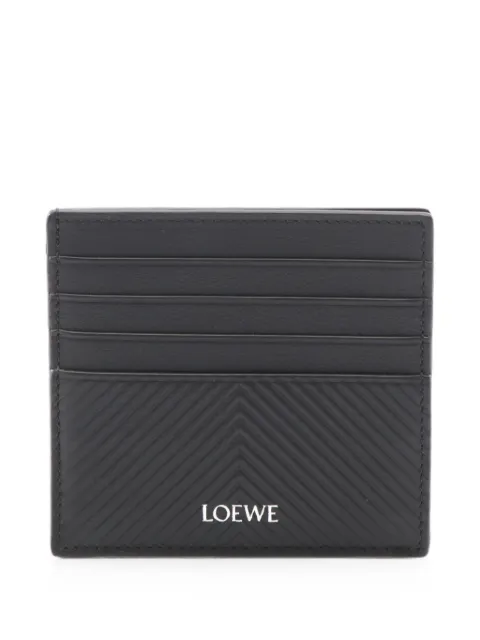 Loewe Pre-Owned 2020s textured card holder Black 1089198
