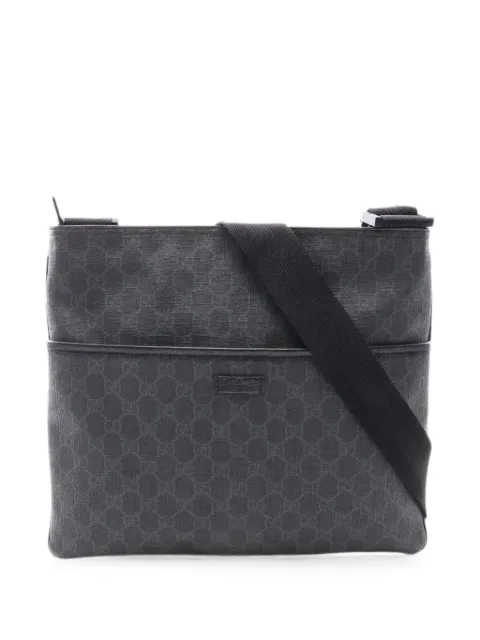 Gucci Pre-Owned 2010s GG Supreme messenger bag Grey 1087542