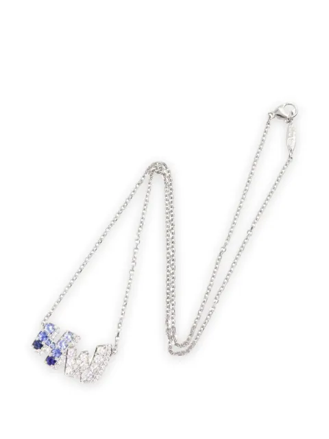 Harry Winston 2010s Graffiti sapphire necklace Silver 1086530943269