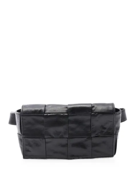 Bottega Veneta Pre-Owned 2010s Cassette Intrecciato belt bag Black 1087509