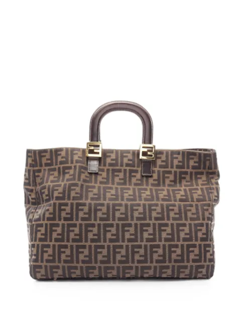 Fendi Pre-Owned 2000s Zucca handbag Brown 1088370