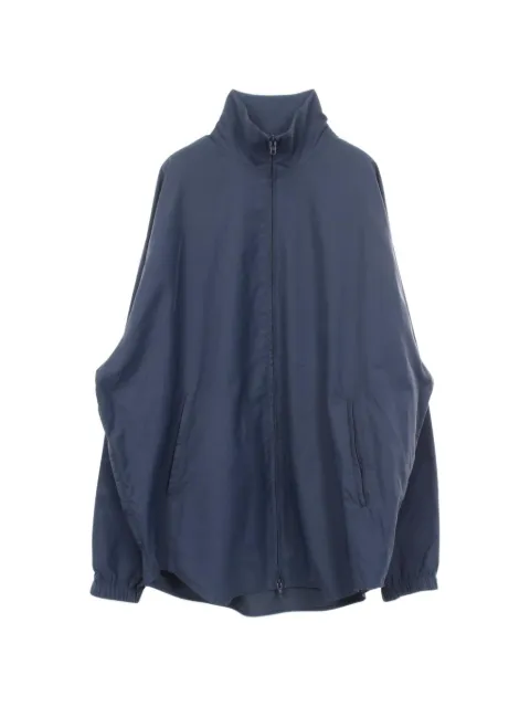 Balenciaga Pre-Owned 2010s logo-embroidered lightweight jacket Blue 1088004