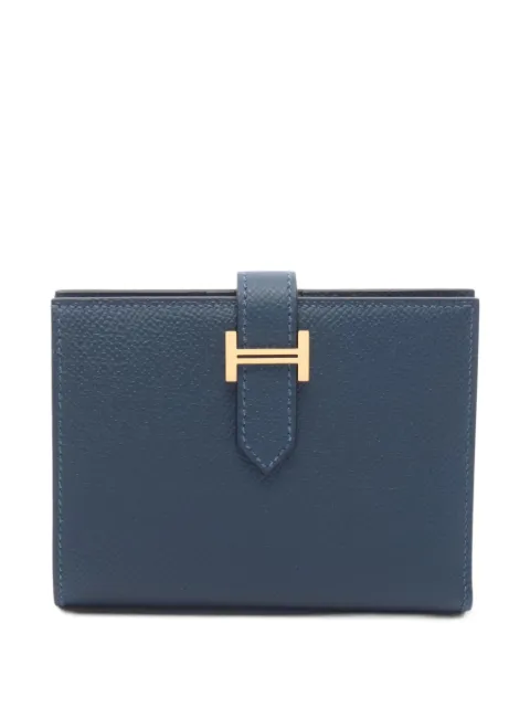 Hermès Pre-Owned Bearn Compact bi-fold wallet Blue 1089704K