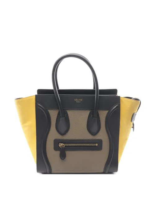 Celine Pre-Owned 2000s micro Luggage tote bag Black 1086842