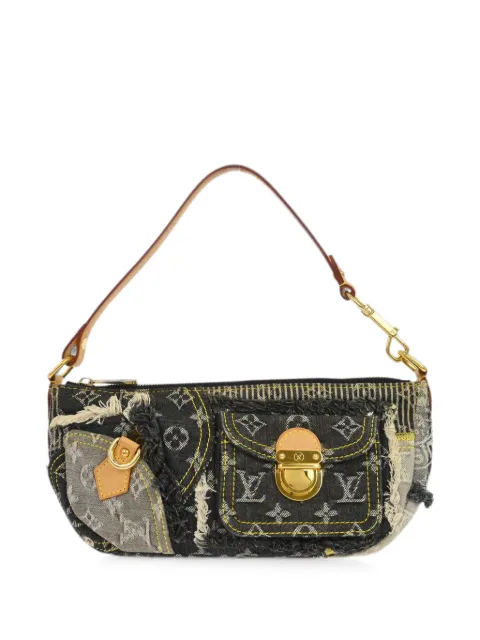 Louis Vuitton Pre-Owned 2007 Monogram Denim Patchwork tote bag Black 166941
