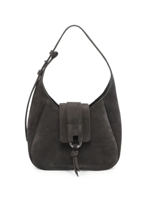 Hogan suede leather shoulder bag Brown KBW01XS0100UGM