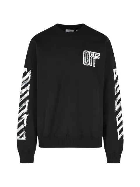 Off-White Motion Arrow logo-print sweatshirt Black 44MBA054F26F007