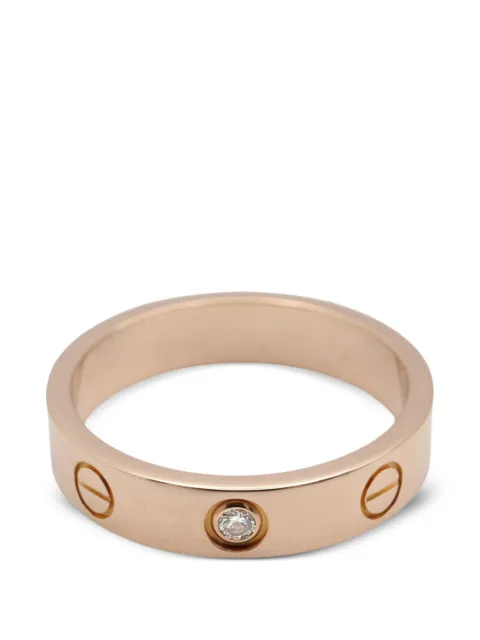 Cartier 2010s mini Love diamond ring Pink 1089076XA3067