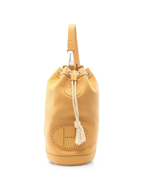 Hermès Pre-Owned 2000 Clemence leather shoulder bag Yellow 1088421