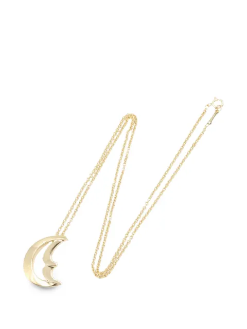 Tiffany & Co. Pre-Owned 2010s crescent-moon pendant necklace Gold 1086525