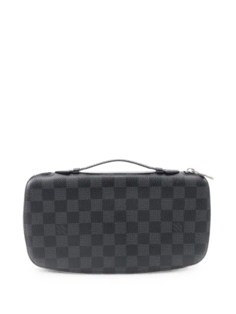 Louis Vuitton Pre-Owned 2015 Atoll Damier Graphite wallet Black 1088696MI0185
