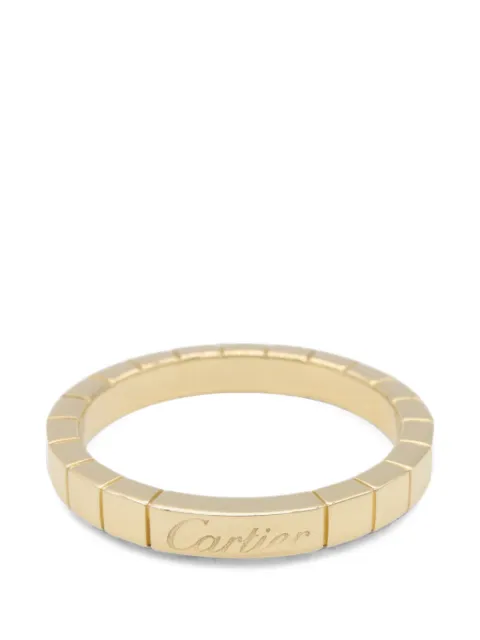 Cartier 2010s engraved-logo ring Gold 1087594AJ4044