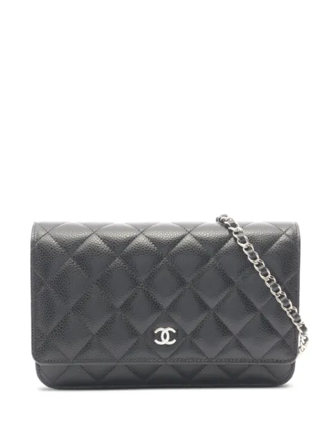 CHANEL Pre-Owned Matelassé Caviar chain-strap shoulder bag Black 1088488UP6J7PHK