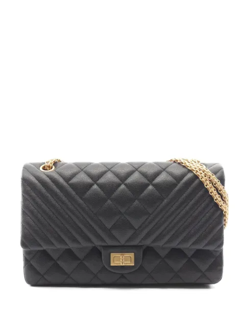 CHANEL Pre-Owned 1991-1994 2.55 V-stitch shoulder bag Black 10899382333173