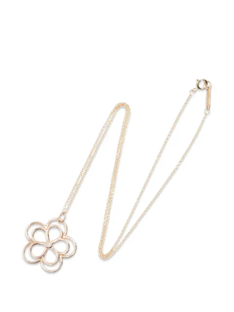 Tiffany & Co Eyewear 2010s Open Flower diamond necklace Pink 1088983