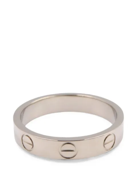 Cartier 2010s Love ring Silver 1086534DC7142
